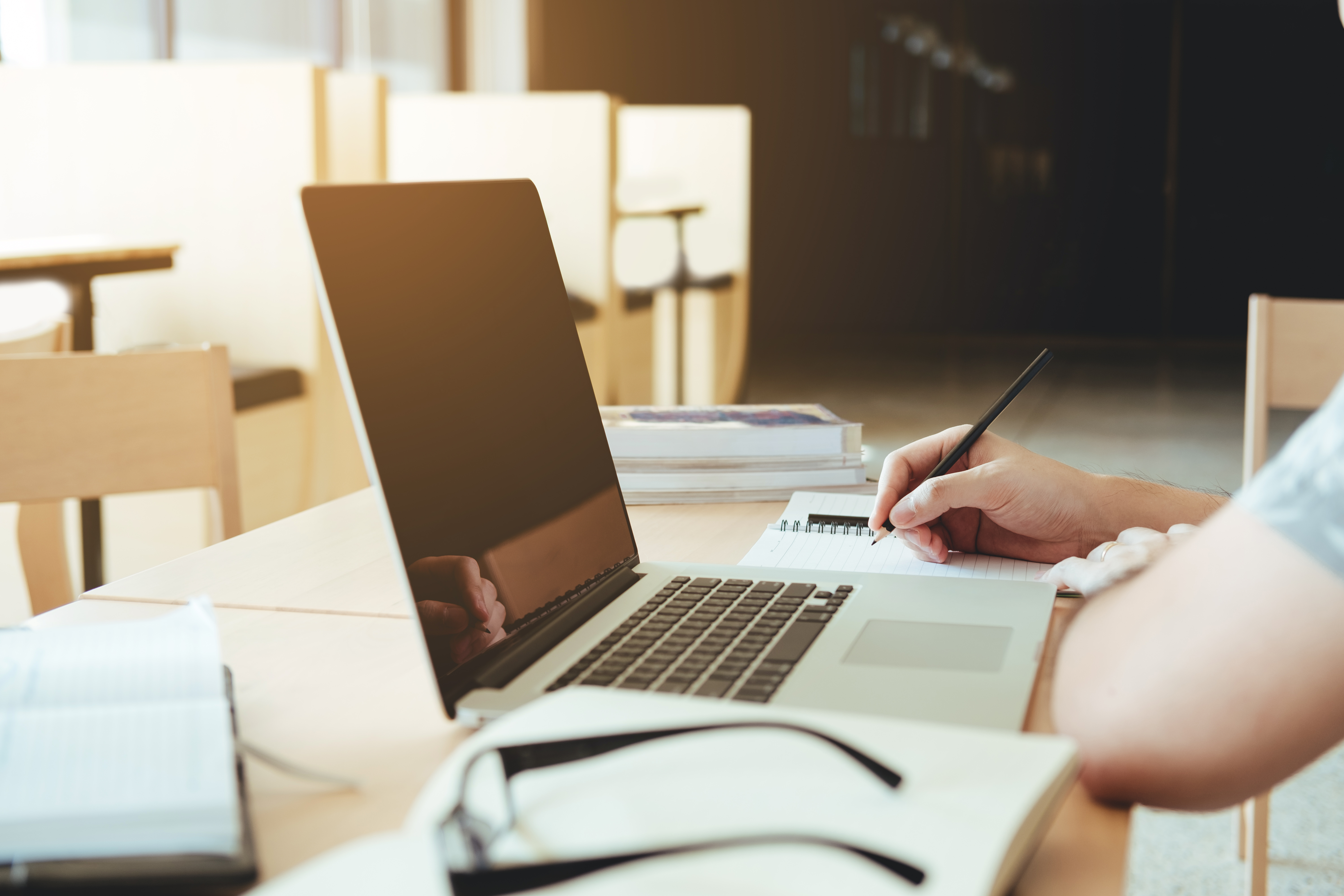 Remote career training platform interface
